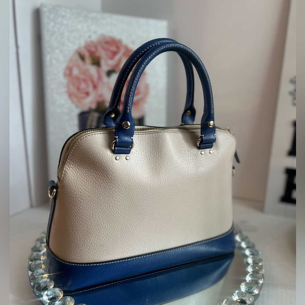 Kate Spade Wellesley Rachelle navy and cream Saffiano leather Crossbody bag - Picture 10 of 10